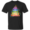 Crayon Xmas Tree, Xmas Tree Made From Crayon, Xmas Lights, Merry Christmas, Trendy Christmas Unisex T-Shirt