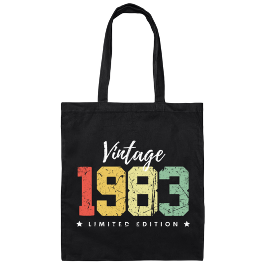 Birthday GIft For 1983, Limited Edition Gift, 1983 Lover Canvas Tote Bag