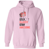 Stay Classy, Stay Awesome, Classic Cassette Lover Pullover Hoodie