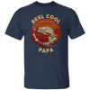 Cool Papa Love Fishing, Ocean Papa, Retro Gift For Papa, Love Fishing Unisex T-Shirt