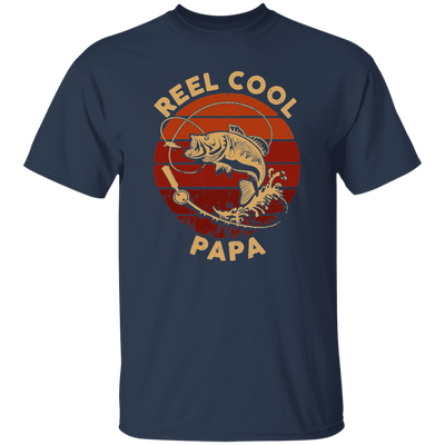 Cool Papa Love Fishing, Ocean Papa, Retro Gift For Papa, Love Fishing Unisex T-Shirt