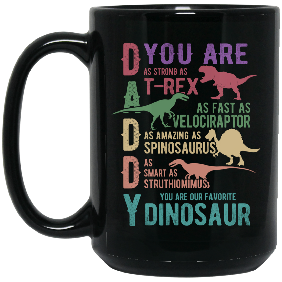 Daddy Lover, Retro Dad Gift, Father's Day Gift Black Mug