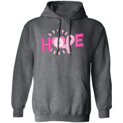 Hope, Please Hope, Pink Ribbon, Aweness, Hopeness Pullover Hoodie