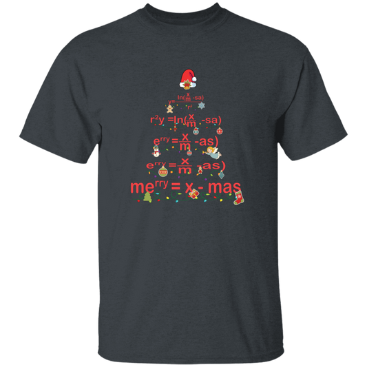 Merry Xmas, Merry Christ-math, Christmas Tree Unisex T-Shirt