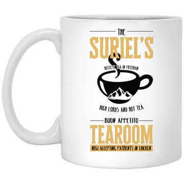 The Suriel's Hottest Tea In Prythian, High Lord, Tearoom White Mug
