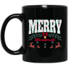 Merry Christmas, Best Christmas, Cute Reindeer, Merry Christmas, Trendy Christmas Black Mug