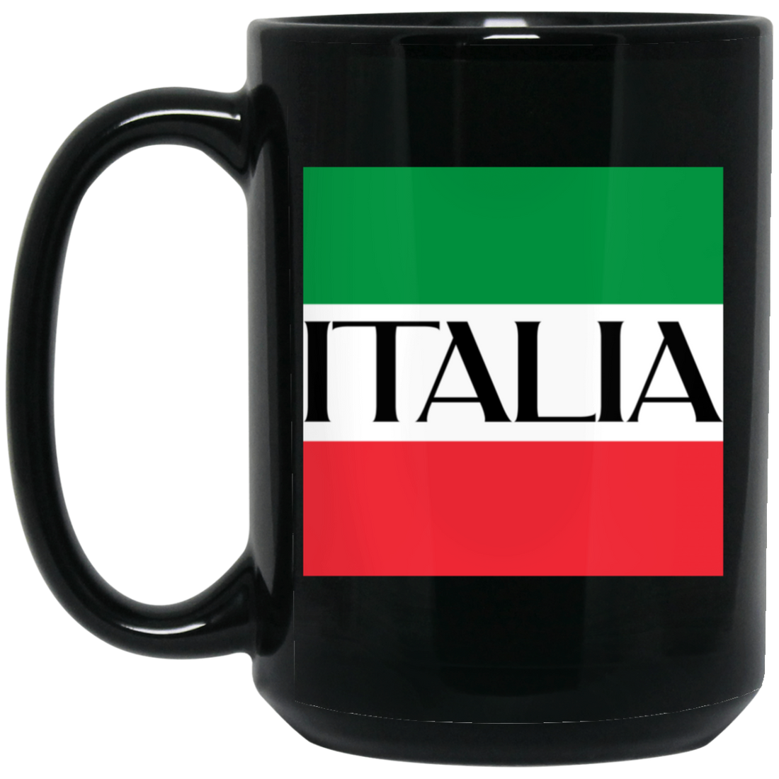 Italian Pride, Italia Flag, Italia Trip, Italy Souvenir Black Mug