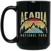 Acadia National Park, Love National Park, Love Acadia, Best Park Black Mug