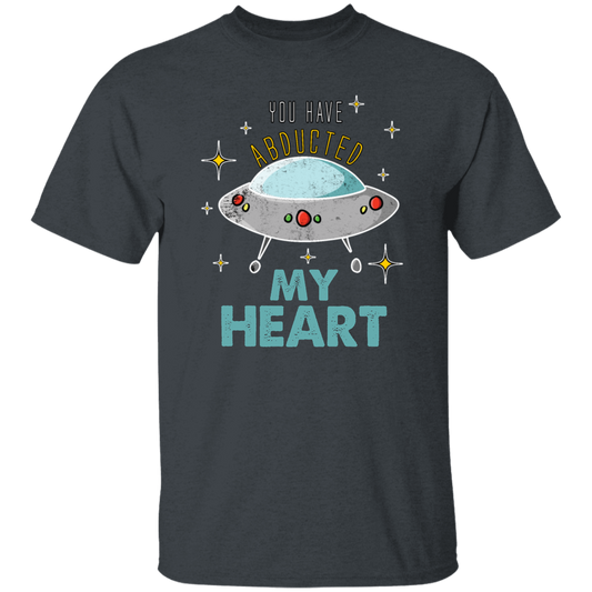 UFO Here, You Have Abducted My Heart, Best Gift For Couple, UFO Lover Unisex T-Shirt