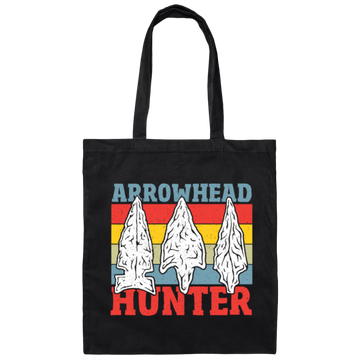 Arrowhead Vintage Style, Arrowhead Hunter, Arrowhead Hunting Canvas Tote Bag