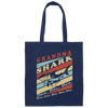 Grandma Shark Doo Doo Love Shark Gift Funny Shark Gift Canvas Tote Bag