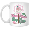 Santa Please Stop Here, Love Santa, Trending Santa White Mug