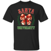 Santa University, Est 1836, Christmas Bow, Merry Christmas Christmas Unisex T-Shirt