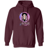 Beware, Mystery Girl, Love The Moon And Stars, Blink Background Pullover Hoodie