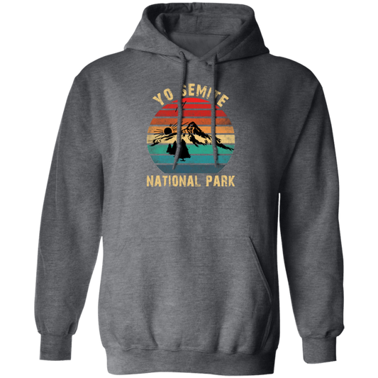 Yo Semite, Yosemite National Park Retro Pullover Hoodie