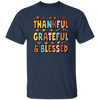 Groovy Thankful, Groovy Grateful, Blessed, Thanksgiving Unisex T-Shirt