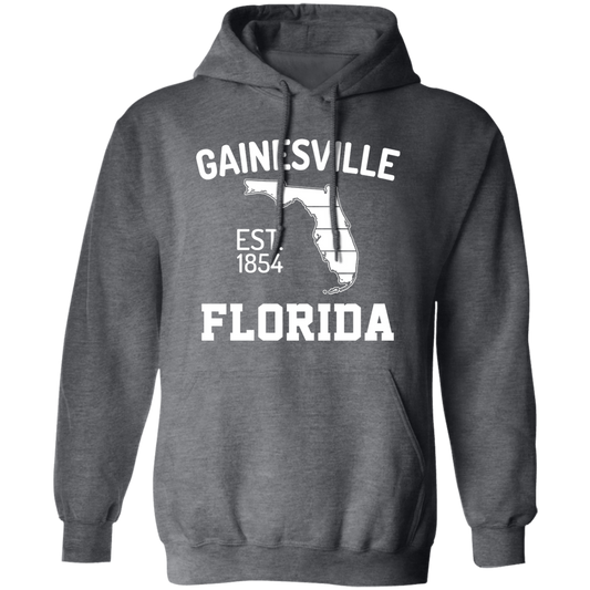 Gainesville, Florida, EST 1854, Florida Silhouette, American State Pullover Hoodie