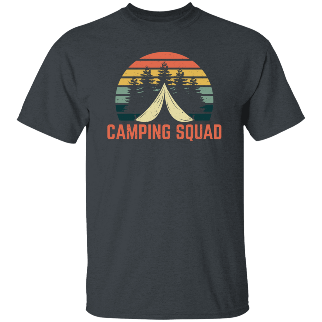 Camping Squad, Nature Lovers, Best Of Camping, Retro Camper Lover Unisex T-Shirt