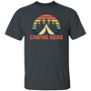 Camping Squad, Nature Lovers, Best Of Camping, Retro Camper Lover Unisex T-Shirt