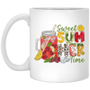 Sweet Summer Time, Summer Vacation, Fresh Summer White Mug