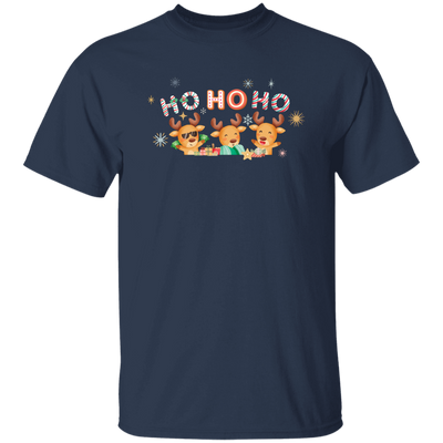 Christmas Reindeer, Ho Ho Ho, Cute Xmas Reindeer, Merry Christmas, Trendy Chrismas Unisex T-Shirt