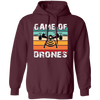 Game Of Drones, Retro Drone, Remote Helicopter Pullover Hoodie