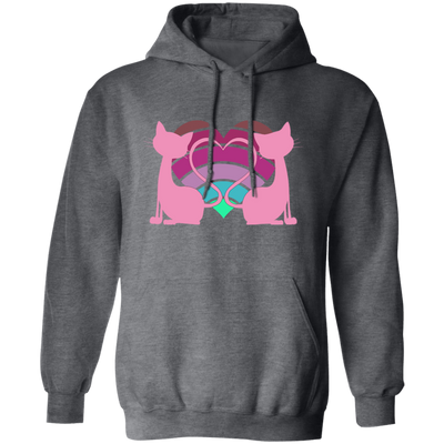 Cat Couple, Love Story, A Pair Of Cat, Lovely Cat, Best Love Ever Gift Pullover Hoodie