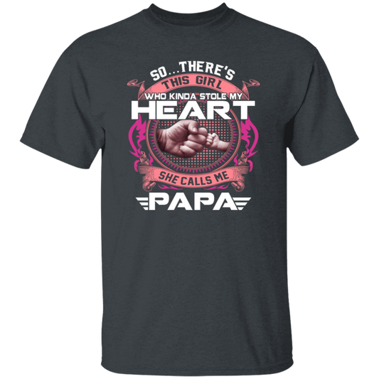 Daughter And Dad, She Calls Me Papa, My Best Daughter, Love Daughter Unisex T-Shirt