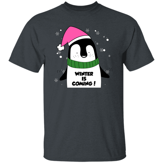 Winter Is Coming, Penguin Christmas, Love Winter, Merry Christmas, Trendy Chrismas Unisex T-Shirt