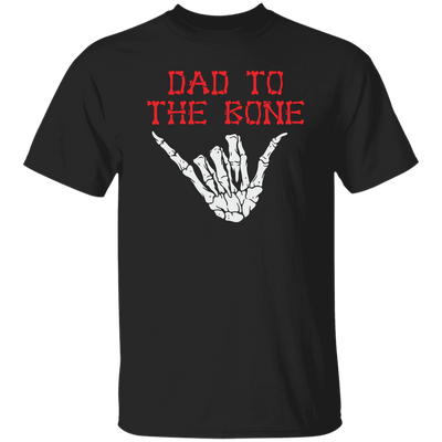 Dad To The Bone, Spooky Skeleton Hand, Funny Halloween, Trendy Halloween Unisex T-Shirt