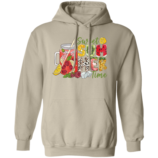 Sweet Summer Time, Summer Vacation, Fresh Summer Pullover Hoodie