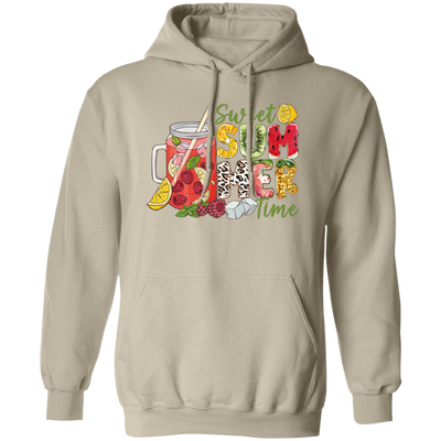 Sweet Summer Time, Summer Vacation, Fresh Summer Pullover Hoodie