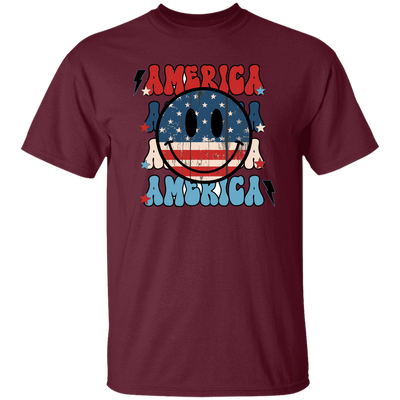 America, American Smiley, Smile Icon, America Smile Unisex T-Shirt