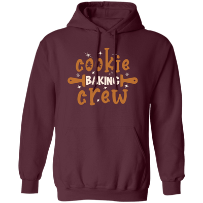 Cookie Baking Crew, Merry Christmas, Trendy Christmas, Xmas Cookie Pullover Hoodie