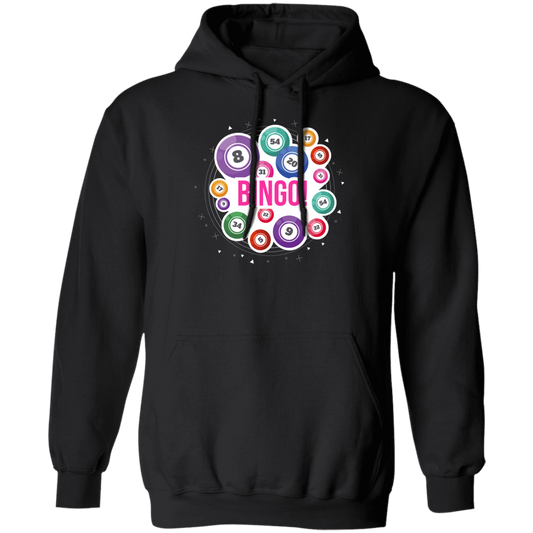 Go Bingo, Love Bingo, Best To Yell, Love To Holler In Bingo Pullover Hoodie