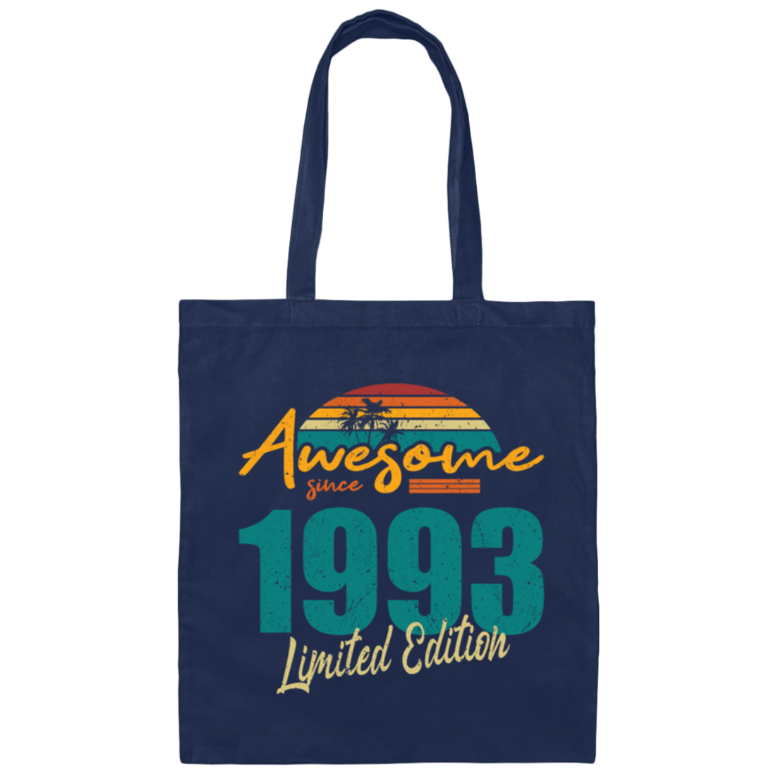 Birthday Gift Retro Style Since 1993 Canvas Tote Bag