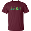 Xmas Tree, Set Of Christmas Trees, Four Xmas Trees, Merry Christmas, Trendy Chrismas Unisex T-Shirt