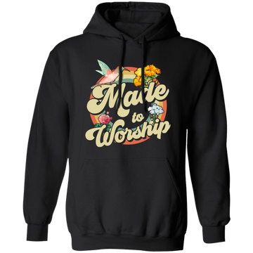 Made To Worship, Women Christian Religious, Believe In Christ Pullover Hoodie