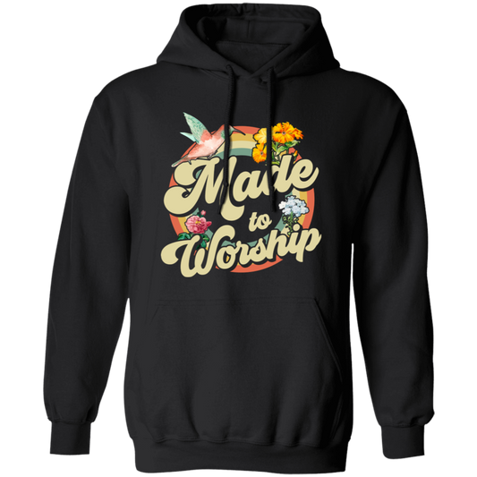 Made To Worship, Women Christian Religious, Believe In Christ Pullover Hoodie