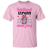 Intelligent Strong And Amazing, Messy Bun Girl, Pink Sunglasses, Valentine's Day, Trendy Valentine Unisex T-Shirt