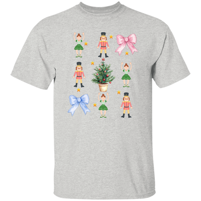 Nutcracker Xmas, Coquette Ribbon, Preppy Christmas Christmas Unisex T-Shirt