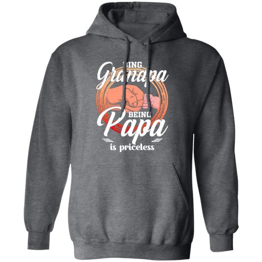 Being Grandpa, Being Papa Is Priceless, Love My Little Princess Pullover Hoodie