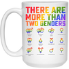 Love Lgbt, Pride Them, There Are More Than Two Genders, Lgbt Gift White Mug