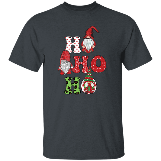 Ho Ho Ho, Xmas Gnome, Merry Christmas, Cute Gnome Unisex T-Shirt