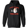 I Know Where You Live, Cute Santa, Santa Claus, Merry Christmas, Trendy Christmas Pullover Hoodie