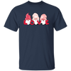 Cute Gnome, Set Of 3 Gnome, Love Gnome, My Love, Valentine's Day, Trendy Valentine Unisex T-Shirt