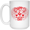 Happy Valentine's Day, Angle Swings, Evil Swings, Valentine's Day, Trendy Valentine White Mug