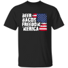 Beer Gift, Bacon Lover, Freedom Gift, American Flag, Love Bacon Gift Unisex T-Shirt