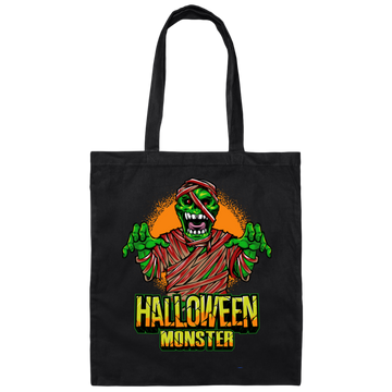 Halloween, Happy Halloween, Halloween Monster Canvas Tote Bag