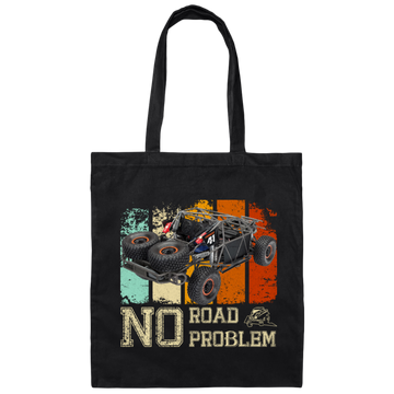 Sport Car Lover, No Road Problem Gift, Retro Ccar Lover Canvas Tote Bag